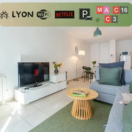 T2 Confort Lyonnais Metro Republique Garage Ferme * Villeurbanne